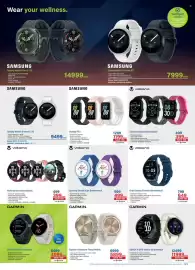 Incredible Connection catalogue Page 13: Samsung Galaxy Fit3 €1.199,00, Garmin Vivomove Trend Watch €5.899,00