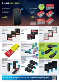 Incredible Connection catalogue Page 18: SanDisk Ultra SDHC €349,00, SanDisk Express microSD Card €2.199,00