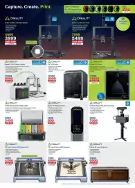 Incredible Connection catalogue Page 21: CREALITY K1C 3D Printer €9.999,00, CREALITY CR-Laser Falcon 10W Engraver €6.999,00