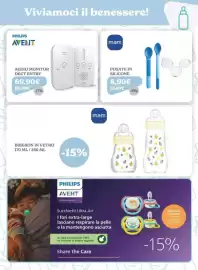 Volantino Iperbimbo Pagina 30: Philips Avent Audio Monitor DECT Entry €69,90, Mam posate in silicone €8,90