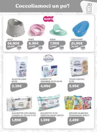 Volantino Iperbimbo Pagina 35: Salviette con crema cambio al talco €1,89, Spugne da bagno personaggi assortiti €2,49