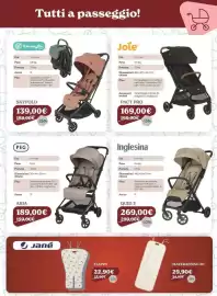 Volantino Iperbimbo Pagina 5: Inglesina QUID 3 €269,00, Aria €189,00