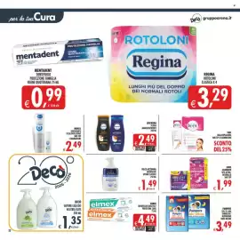 Volantino Deco Supermercati Pagina 28: Leocrema fluida argan/nutriente €2,49, Rotoloni Regina classica €3,29
