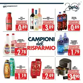 Volantino Deco Supermercati Pagina 3: Felce Azzurra ammorbidente concentrato €1,79, Elvive balsamo/shampoo €2,49