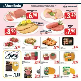Volantino Deco Supermercati Pagina 9: Amadori hamburger di tacchino €1,29, AIA Spinacine GranCrocchanti €3,49
