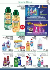 Volantino In Coop Pagina 20: Ajax pavimenti vari tipi €1,49, Mon Amour ammorbidente blu mare €12,99