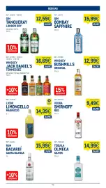 Catálogo Makro semana 36 Página 15: Licor limoncello madruzzo €14,39, Gin tanqueray london dry €12,59