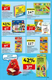 Auchan gazetka tydzień 36 Strona 11: Kredki moje bambino, 12 kolorów €6,99, Flamastry 12 kolorów Pusheen / Psi Patrol €7,45