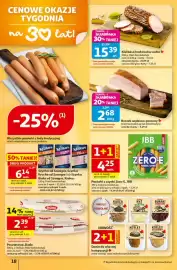 Auchan gazetka tydzień 36 Strona 18: Kiełbasa krakowska sucha €15,39, Wszystkie parówki z lady tradycyjnej