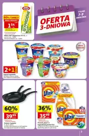 Auchan gazetka tydzień 36 Strona 3: Zestaw 3 patelni €39,99, Jogurt Jogobella