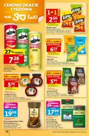 Auchan gazetka tydzień 36 Strona 30: Chipsy Pringles €7,28, Chrupki Łapsy €2,50