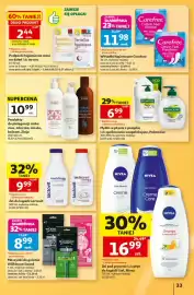 Auchan gazetka tydzień 36 Strona 33: Żel pod prysznic lub płyn do kąpieli i żel, Nivea €16,99