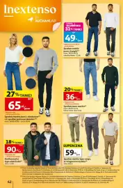 Auchan gazetka tydzień 36 Strona 42: Inextenso Kurtka męska typu wiatrówka €90,00