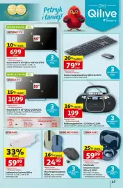 Auchan gazetka tydzień 36 Strona 47: Słuchawki bezprzewodowe Qilive Q.1930 €59,99, Mysz bezprzewodowa Qilive €24,99