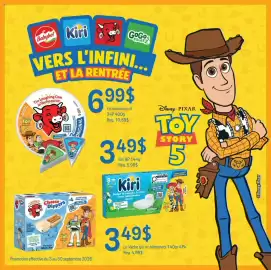 Marché Adonis flyer week 36 Page 10: The Laughing Cow La Vache qui rit €6,99, Kiri cream cheese product original €3,49