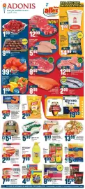 Marché Adonis flyer week 36 Page 2: Plat shawarma poulet ou boeuf €13,99, Del Monte juice €1,99