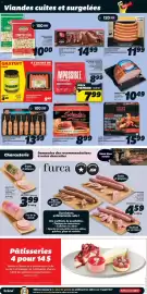 IGA flyer week 36 Page 9: Lafleur smoked ham €10,49, Impossible italian meatballs €7,99