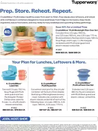 Tupperware flyer Page 1