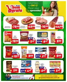 Catálogo Supermercado Bem Barato semana 36 Página 3: Morango congelado shams €9,99, Polpa itambé bandeja €4,99