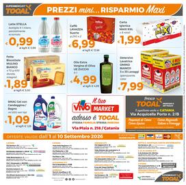 Volantino Tocal Pagina 12: Fette Biscottate Dorate Mulino Bianco €1,89, Detersivo Lavatrice Omino Bianco €7,99
