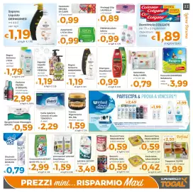Volantino Tocal Pagina 11: Carta Igienica Carezze di Latte Tenderly €2,29, Tappetini TAPPS €1,99