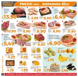 Volantino Tocal Pagina 2: Involtini di Lonza Prosciutto e Formaggio €8,90, Rollè di Pollo Ripieno €8,90