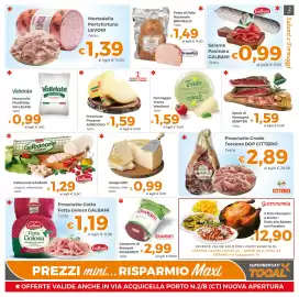 Volantino Tocal Pagina 3: Carpaccio di Bresaola Rigamonti €2,99, Formaggio Trenta Westland €1,59