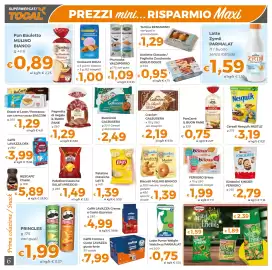 Volantino Tocal Pagina 6: FERRERO Brioss €1,99, Pagnotta di Segale Il Buon Pane €1,29