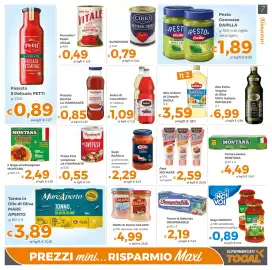 Volantino Tocal Pagina 7: Polpa Fine Lovepizza LA FIAMMANTE €0,55, Aceto di Vino PONTI €1,09
