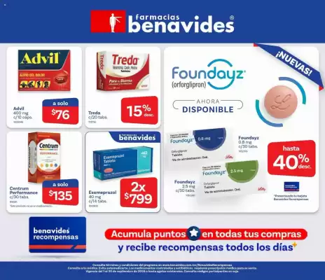 Catálogo Farmacias Benavides (válido hasta 30-09)