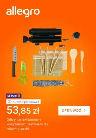 Allegro gazetka tydzień 36 Strona 1: Zestaw do robienia sushi €53,85