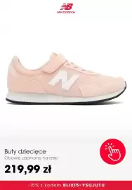 New Balance gazetka tydzień 36 Strona 9: Buty dziecięce New Balance zapinane na rzep €219,99
