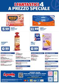 Volantino Il Punto Sigma Pagina 12: Rio mare Tonno all'olio di oliva €5,59, Lavazza crema e gusto gusto forte €11,89