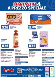 Volantino Il Punto Sigma Pagina 12: Rio mare Tonno all'olio di oliva €5,59, Lavazza crema e gusto gusto forte €11,89