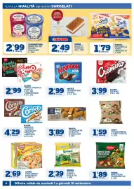 Volantino Il Punto Sigma Pagina 4: Algida ringo sandwich vaniglia €2,99, Algida Cornetto Classico €4,29