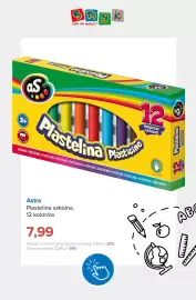 Smyk gazetka tydzień 36 Strona 12: Plastelina szkolna Astra 12 kolorów €7,99