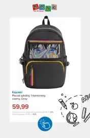 Smyk gazetka tydzień 36 Strona 3: Plecak szkolny 1-komorowy Kayokki czarny Oczy €59,99