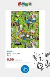 Smyk gazetka tydzień 36 Strona 5: Teczka z gumką A4 Game BackUP €6,99