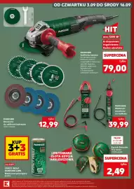 Kaufland gazetka Strona 7: Pączek Parkside €2,49, Akcesoria do szlifierek kątowych Parkside €12,99
