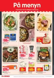 ICA Supermarket reklamblad vecka 36 Sida 4: Champinjoner i ask €15,00, Klipp! Stammis Bacon €50,00