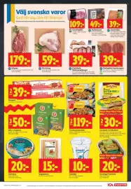 ICA Supermarket reklamblad vecka 36 Sida 5: Findus Tagliatelle Chicken €119,00, Picnicbog €59,00