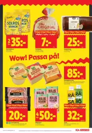 ICA Supermarket reklamblad vecka 36 Sida 7: Ica majskakor €50,00, Pärsons rökt emilskinka €20,00