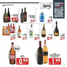 Volantino Deco Maxistore Pagina 14: Birra dello Stretto €1,39, Amaro Montenegro €12,90