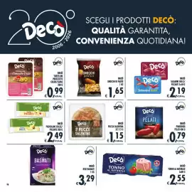 Volantino Deco Maxistore Pagina 18: Decò Puccia Salentina €1,15, Decò Tortellini al Prosciutto Crudo €0,99