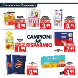 Volantino Deco Maxistore Pagina 2: Barilla pasta formati classici €0,99, Sammontana cono cinque stelle €3,49