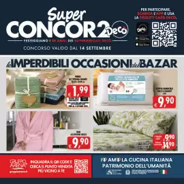 Volantino Deco Maxistore Pagina 31: Completo letto policotone €9,90, Coppia guanciali in fiocco di memory €9,90