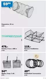 Biltema kundeavis Side 39: Krepseteine €59,90, Hummer-/krabbeteine €119,00