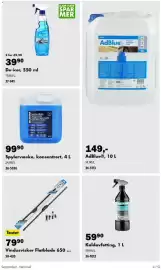 Biltema kundeavis Side 4: De-icer €39,90, Biltema spylervæske €99,90
