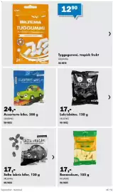 Biltema kundeavis Side 48: Biltema assorterte biler €24,00, Lakrisbåter €17,00