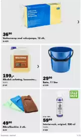 Biltema kundeavis Side 5: Biltema alkalisk avfetting €199,00, Mikrofiberklut €49,90